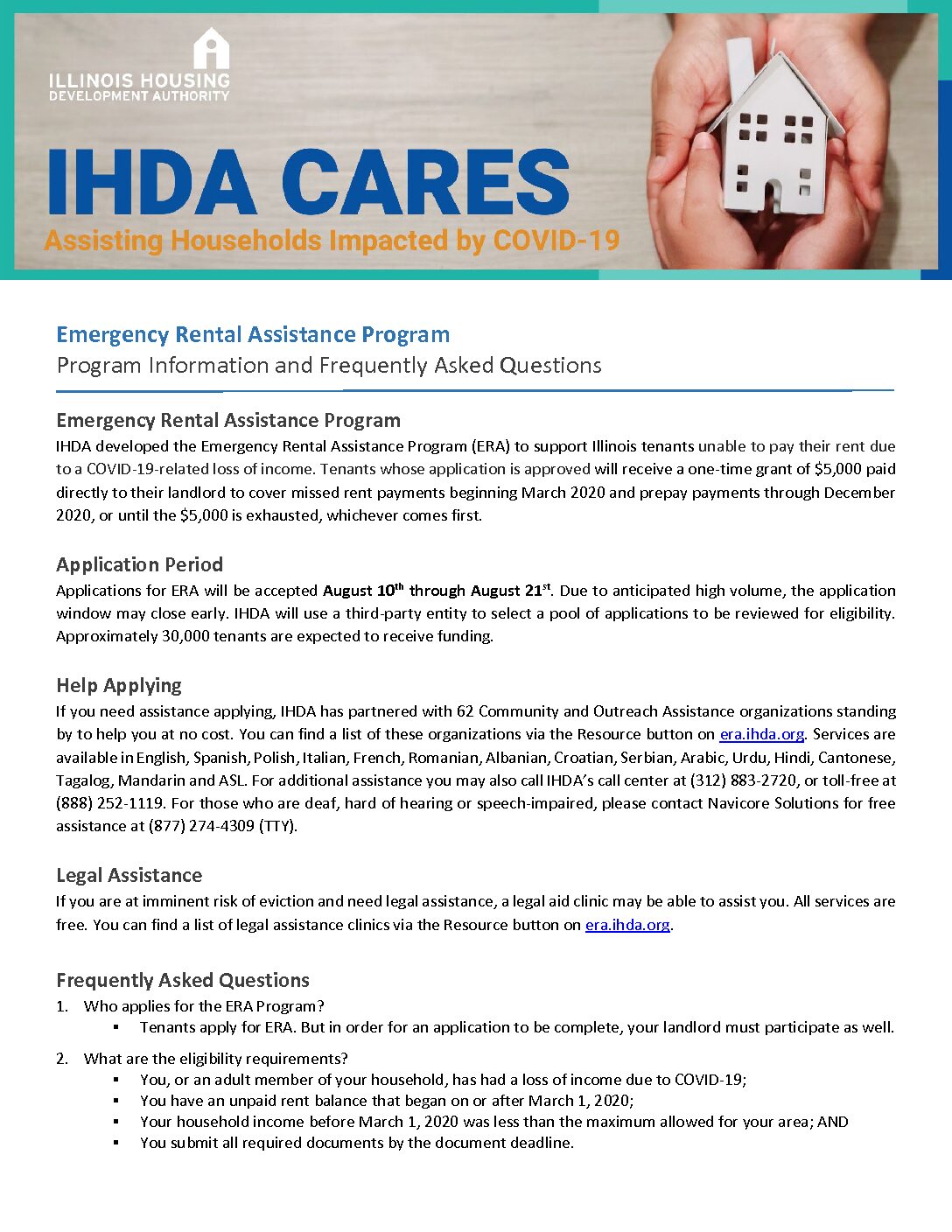 IHDA Emergency Rental Assistance