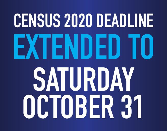 2020 Census Deadline Extended