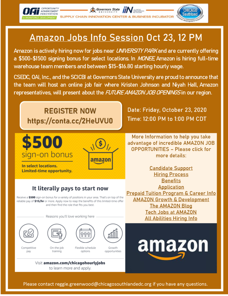 Amazon Jobs Online Info Session State Representative Debbie MeyersMartin