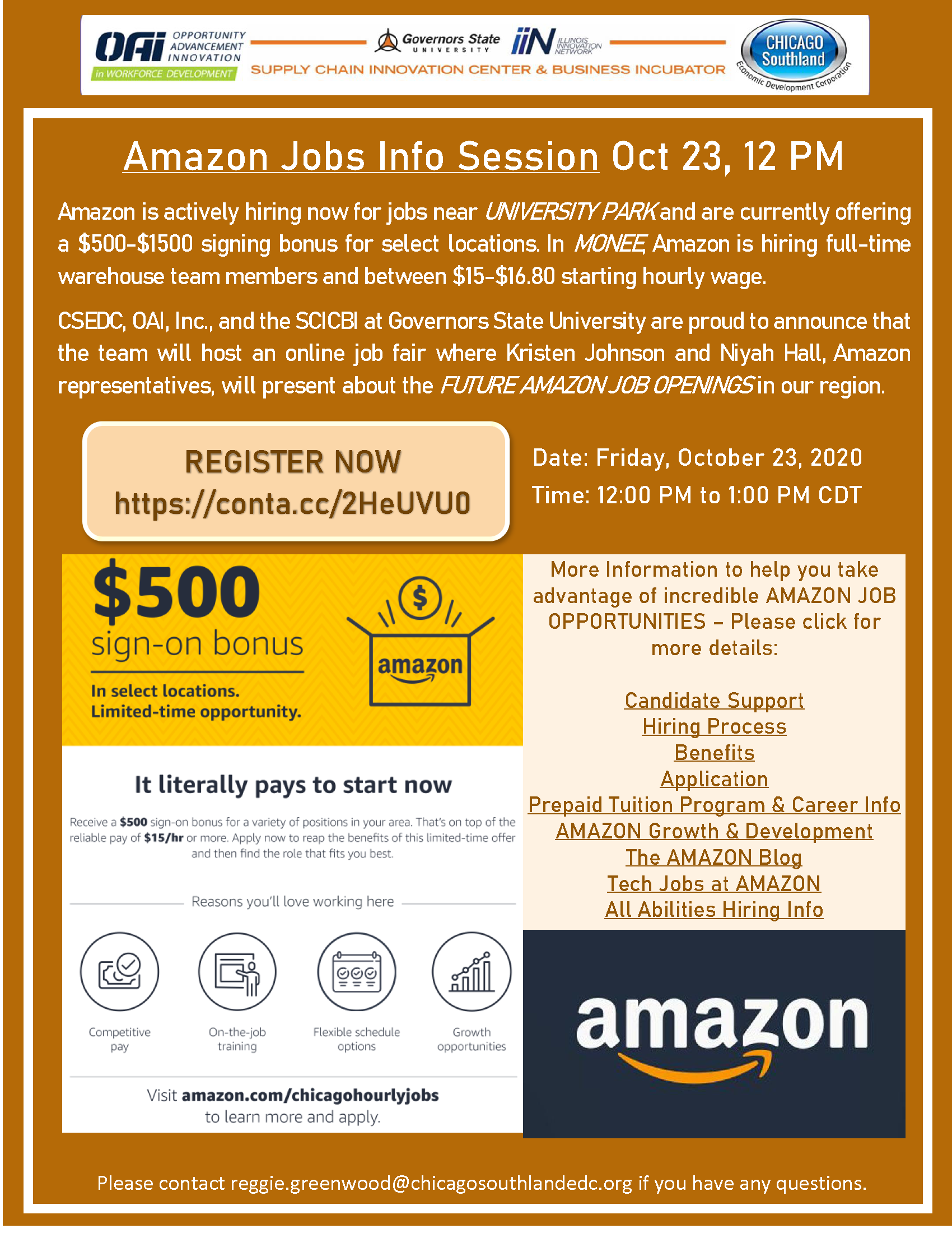 Amazon Jobs Online Info Session